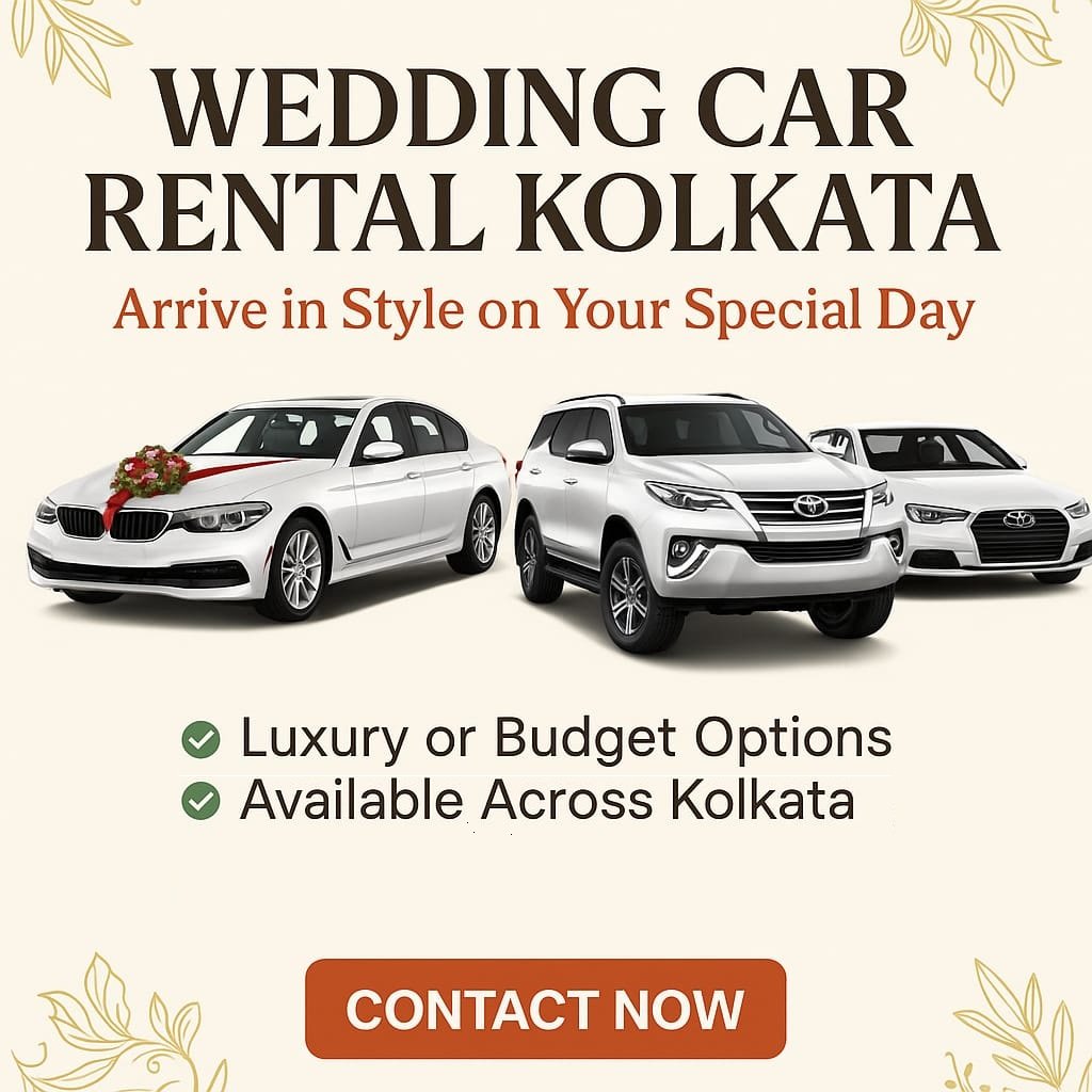 Wedding car rentals Kolkata Newtown